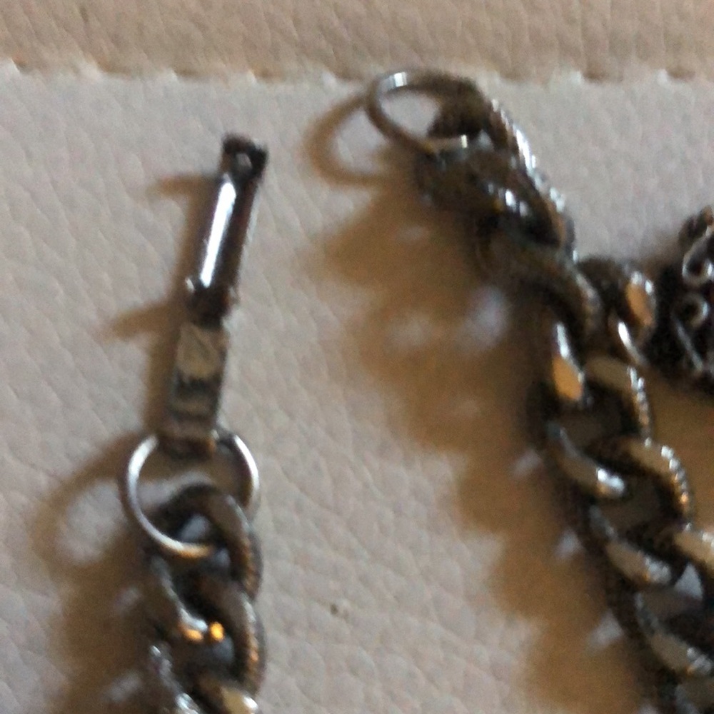 Vintage Silver Charm Bracelet with Turquoise Accents - Picture 5 of 9